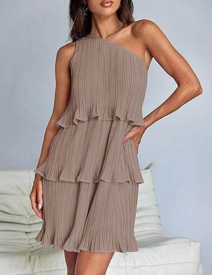 Layered Hem Sleeveless Dress – Summer Chic Look - ZA-Zola