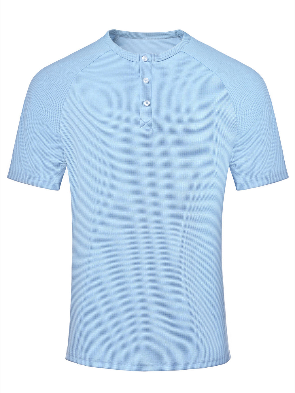 Light blue polo shirt on a white background