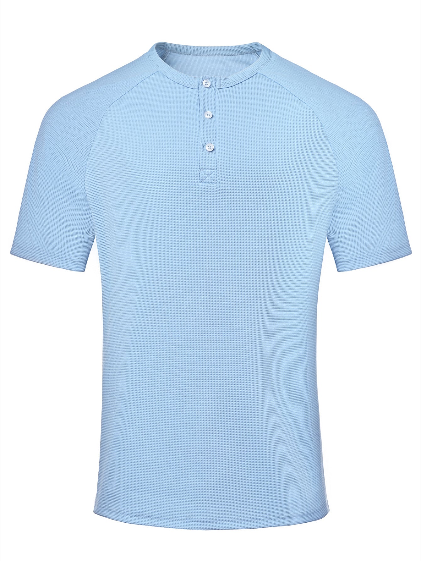 Light blue polo shirt on a white background