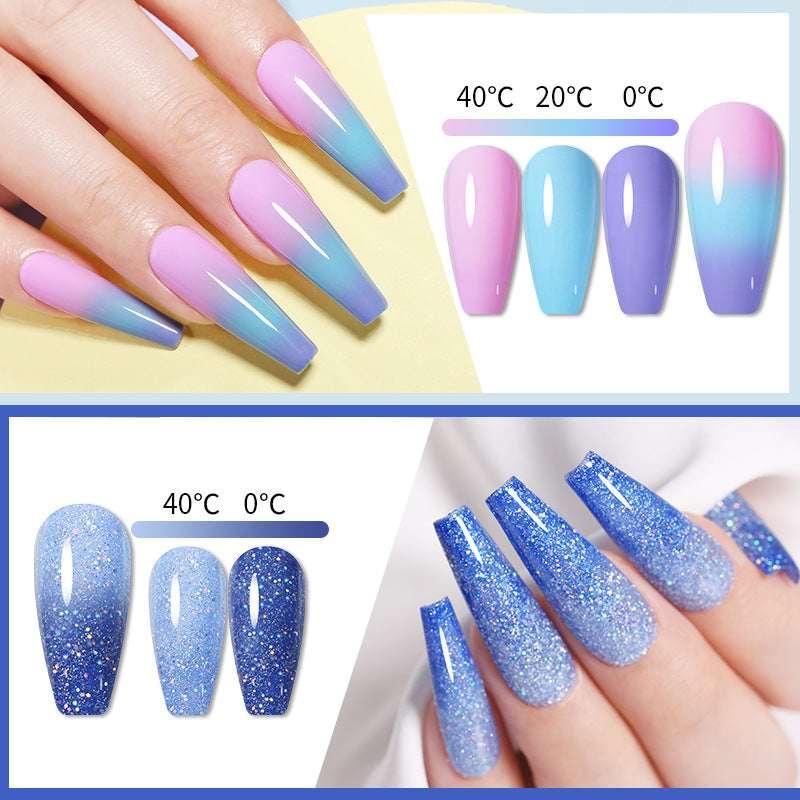Temperature Change Glitter UV Nail Polish - ZA-Zola