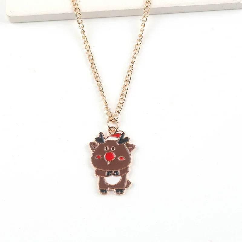 Shop Santa & Snowman Necklace – Festive Holiday Gift - ZA-Zola