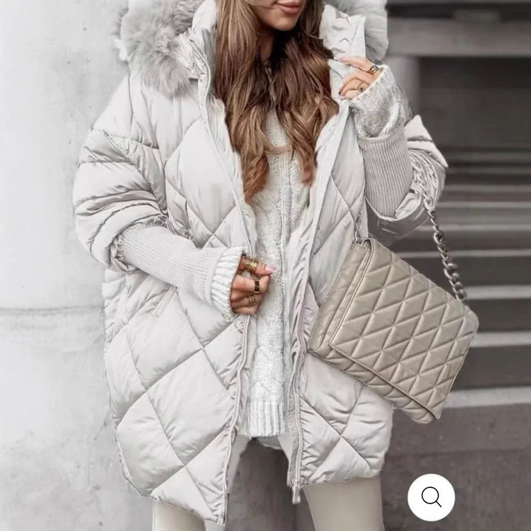 Winter Hooded Cardigan Coat – Warm Casual Women’s Outerwear - ZA-Zola