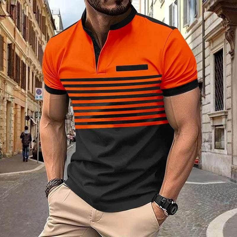 Men’s Henley Shirt – V-Neck, Stylish & Slim Fit, Shop Now! - ZA-Zola