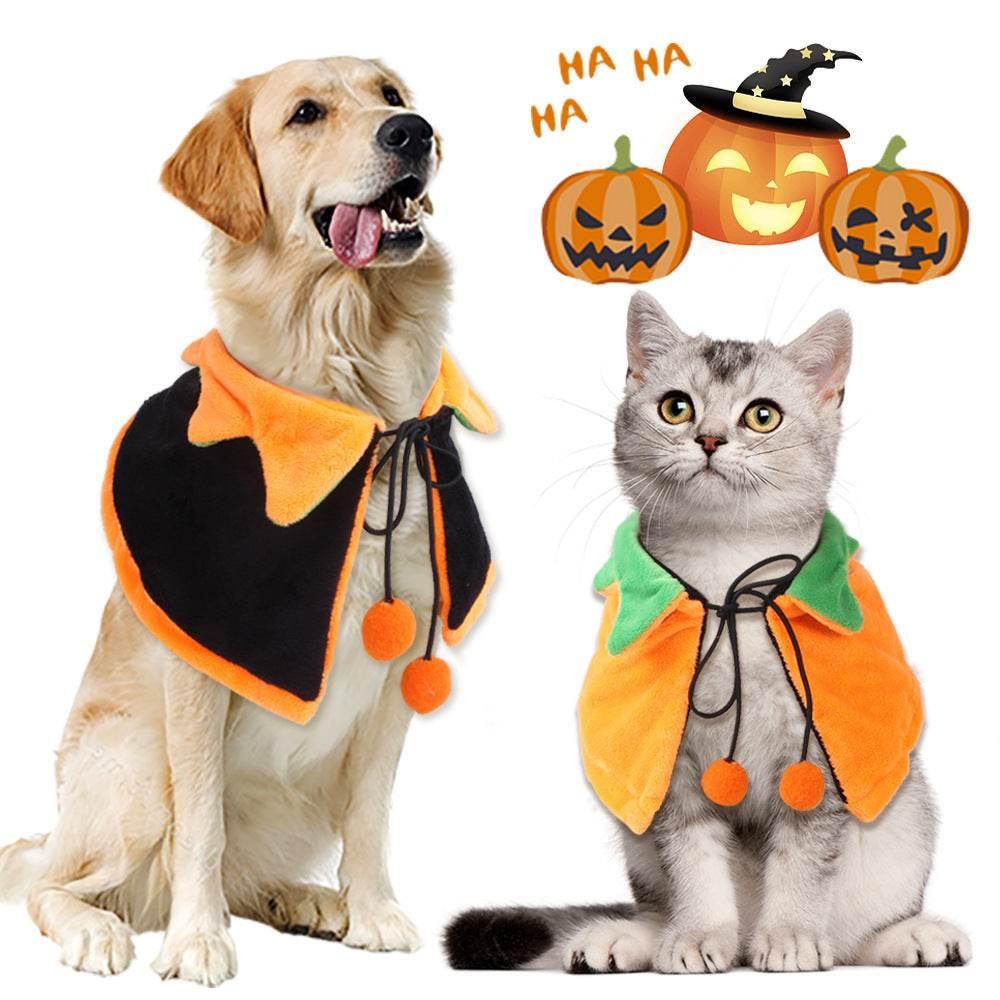 ZA-Zola Halloween Pumpkin Pet Cloak & Cape - ZA-Zola