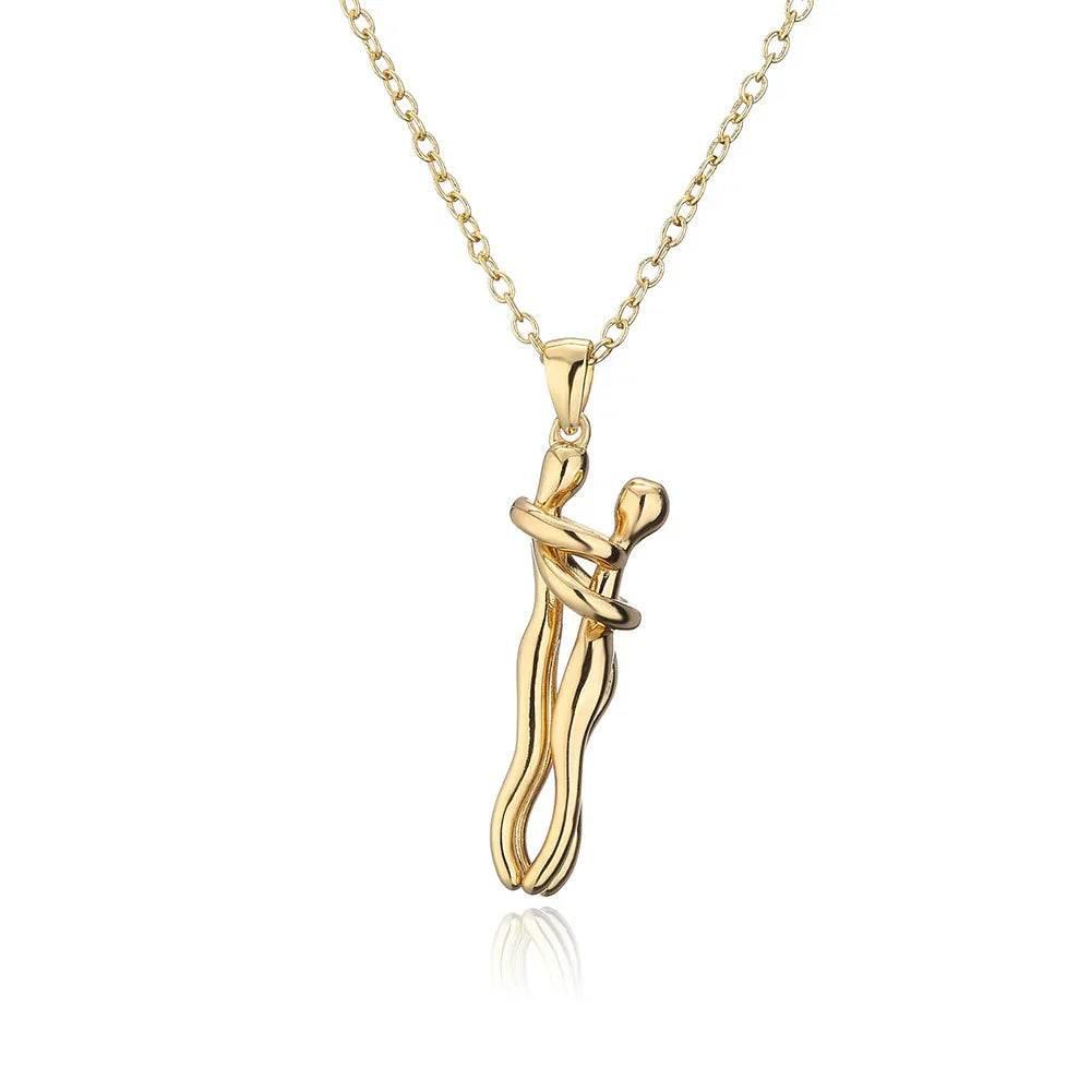 Affectionate Hug Necklace – Perfect Couple's Gift - ZA-Zola