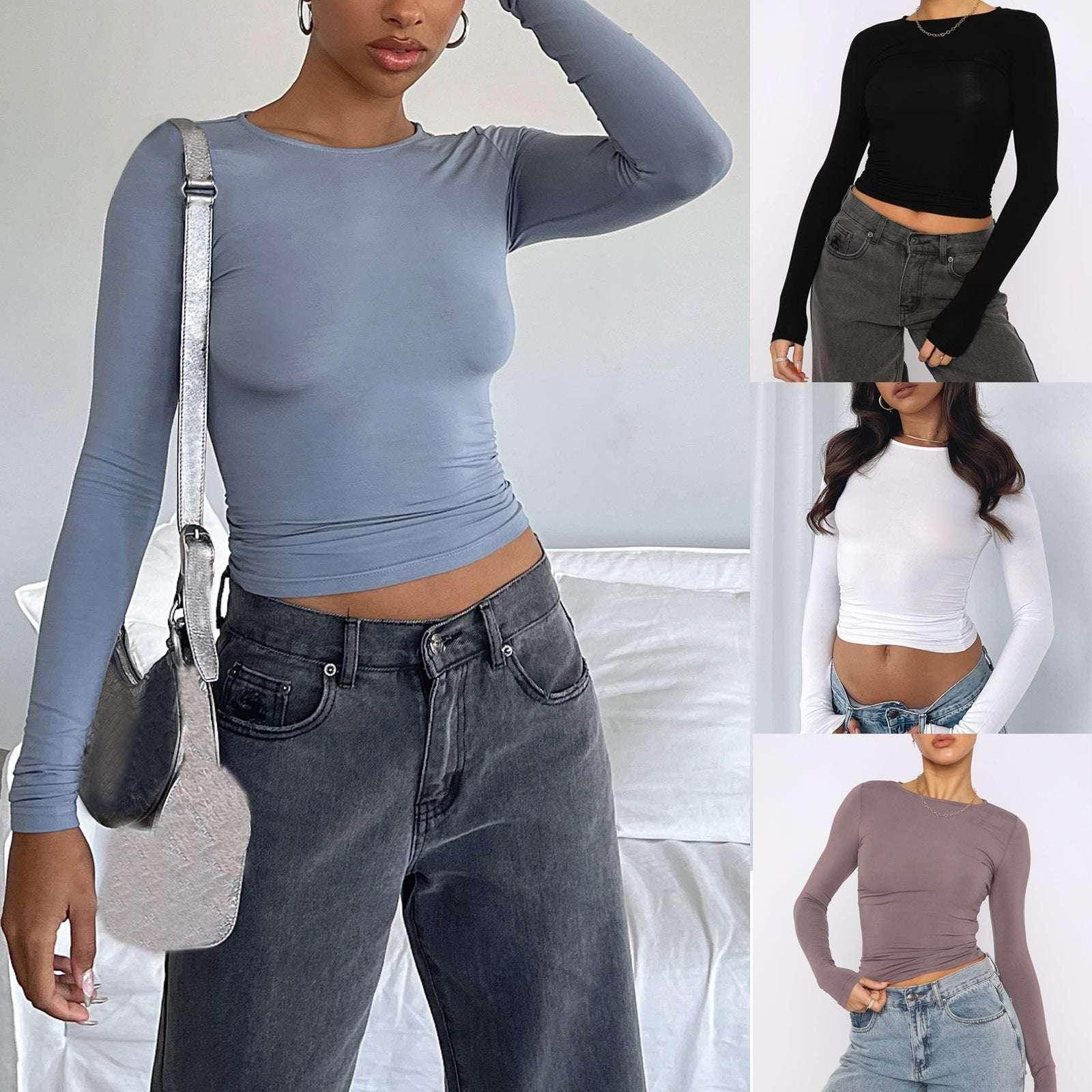 Slim Long Sleeve Pullover – S–L | ZA-Zola - ZA-Zola