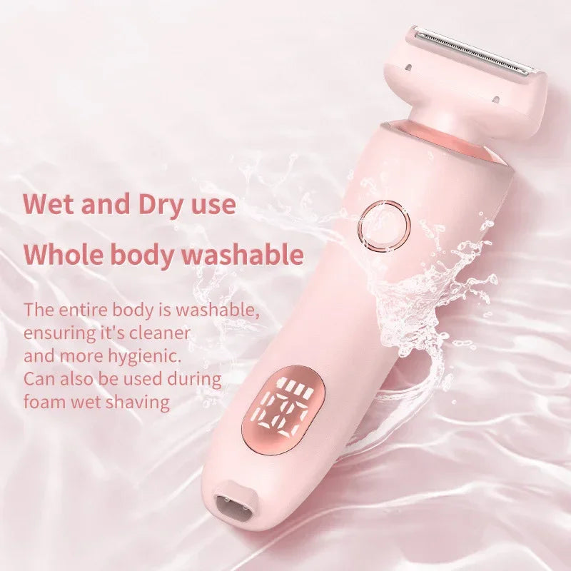 Women Electric Shaver – 2 in 1 USB Rechargeable Hair Remover - ZA-Zola