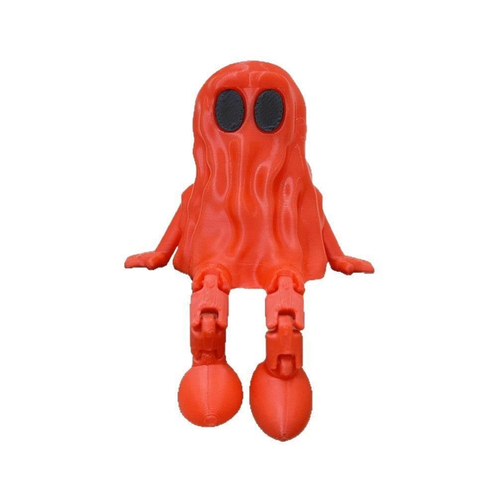 ZA-Zola 3D Printed Halloween Ghost with Movable Joints - ZA-Zola