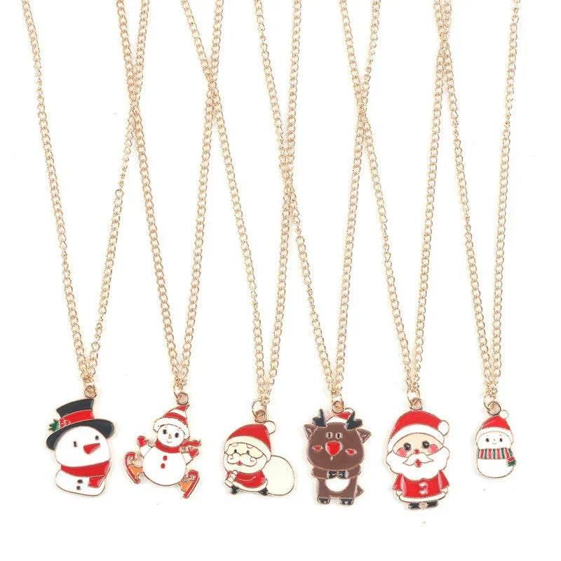 Shop Santa & Snowman Necklace – Festive Holiday Gift - ZA-Zola