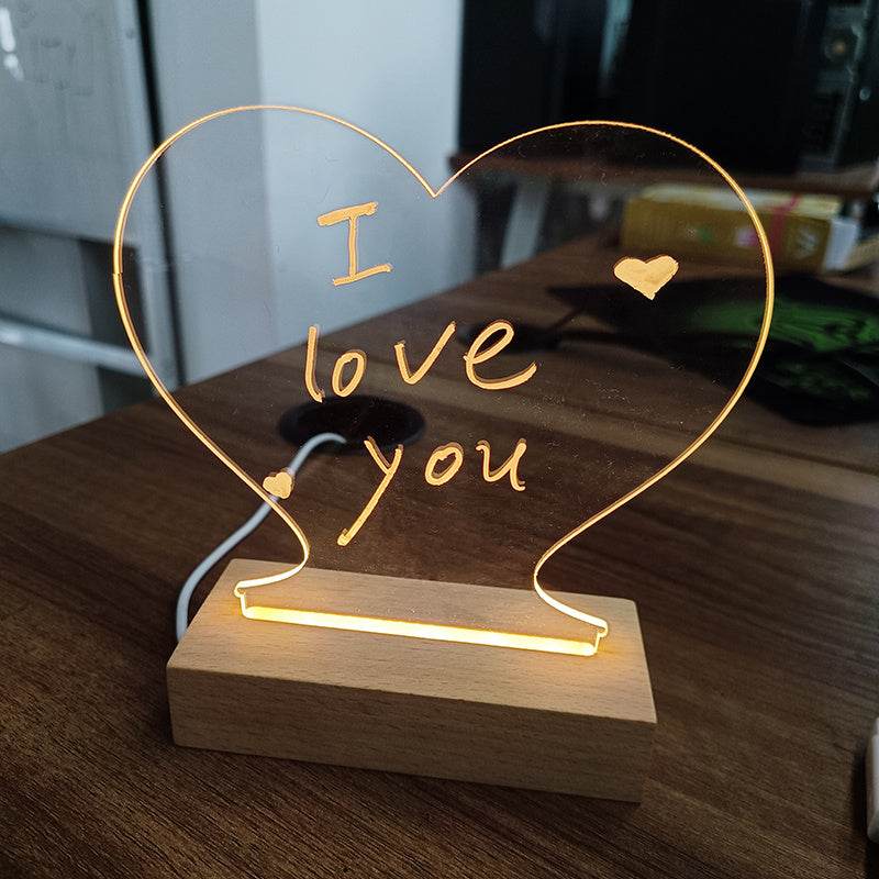 Creative LED Message Board Night Light USB Lamp Gift - ZA-Zola
