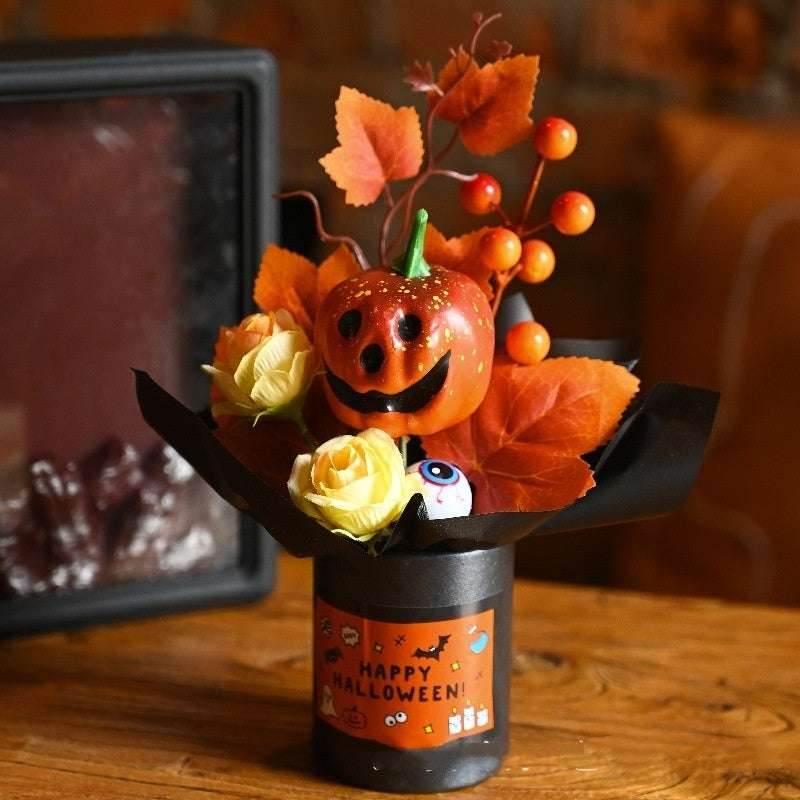 ZA-Zola Halloween Pumpkin Grimace Bouquet - ZA-Zola