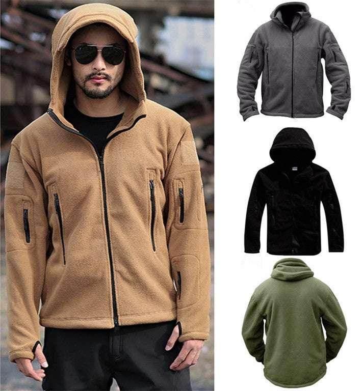 Men's Warm Fleece Jacket - Winter Cold-Proof Coat - ZA-Zola