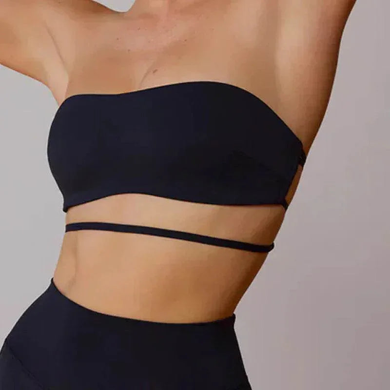Beauty Back Yoga Tube Top Vest – Sports Workout Tank - ZA-Zola