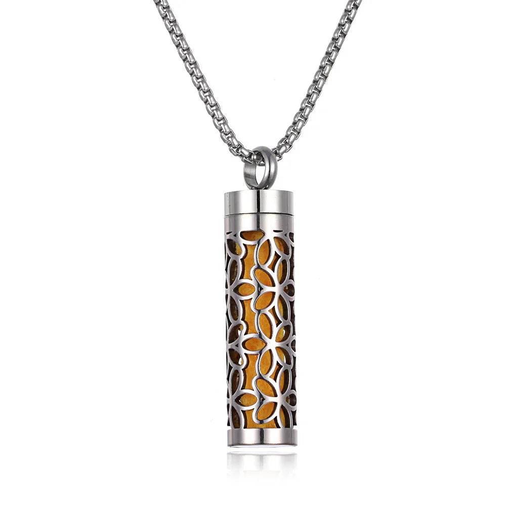 Titanium Aromatherapy Pendant Necklace - ZA-Zola