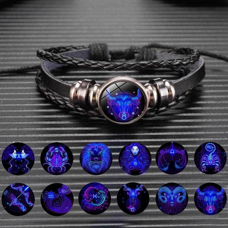 Zodiac Constellation Braided Bracelet for All Ages - ZA-Zola