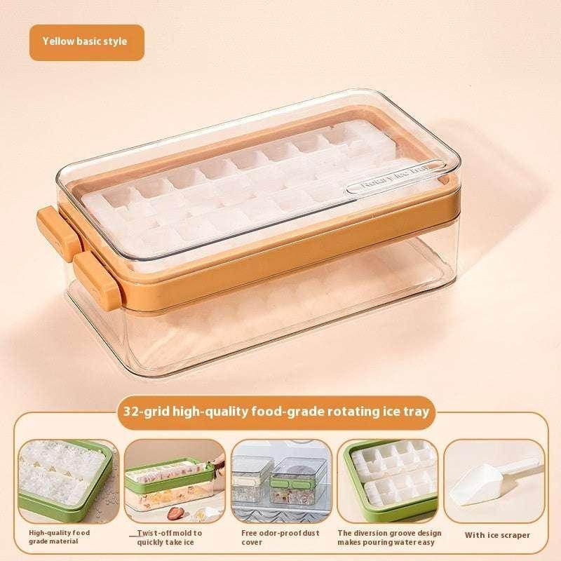 One-Click Flip Ice Tray – Large Capacity DIY Ice Box - ZA-Zola