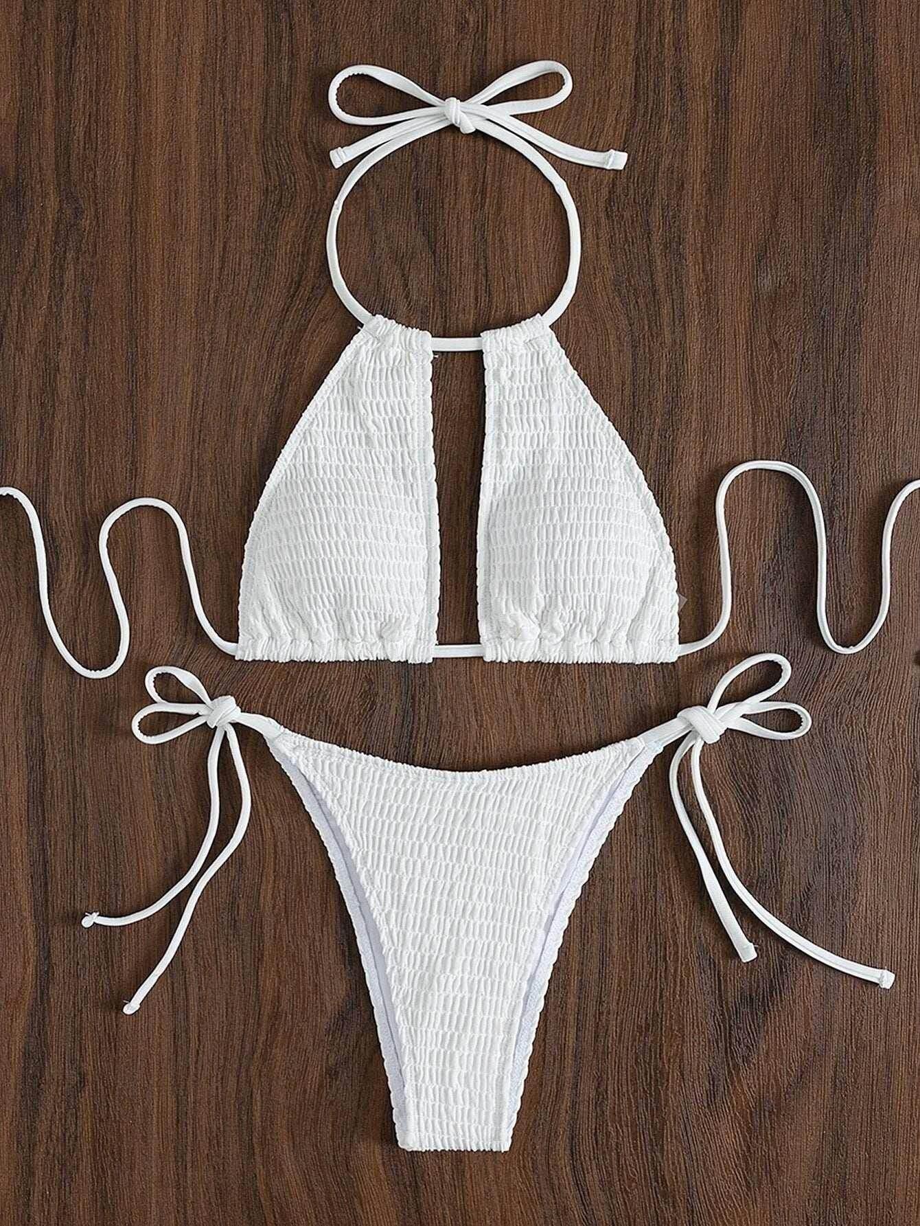 Women’s Two-Piece Split Bikini Set - ZA-Zola