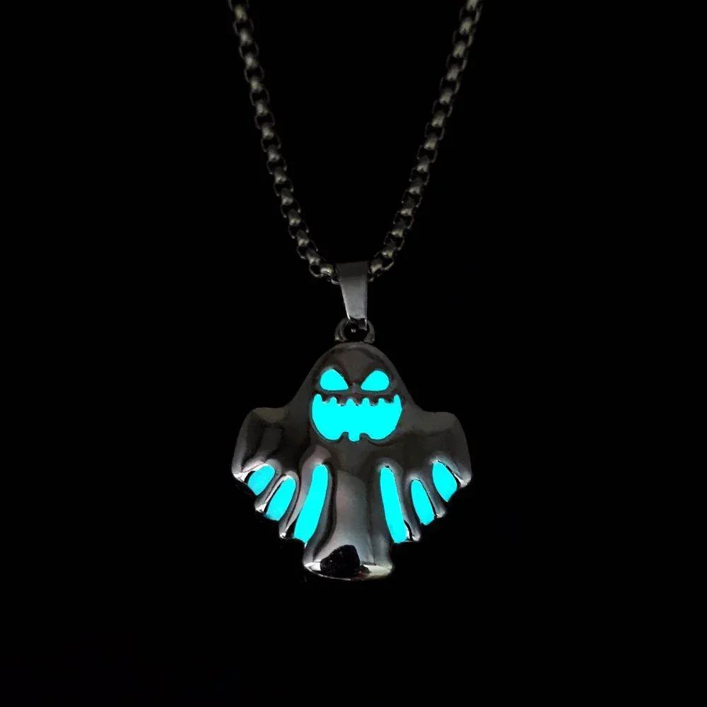 ZA-Zola Luminous Ghost Pendant Necklace - ZA-Zola