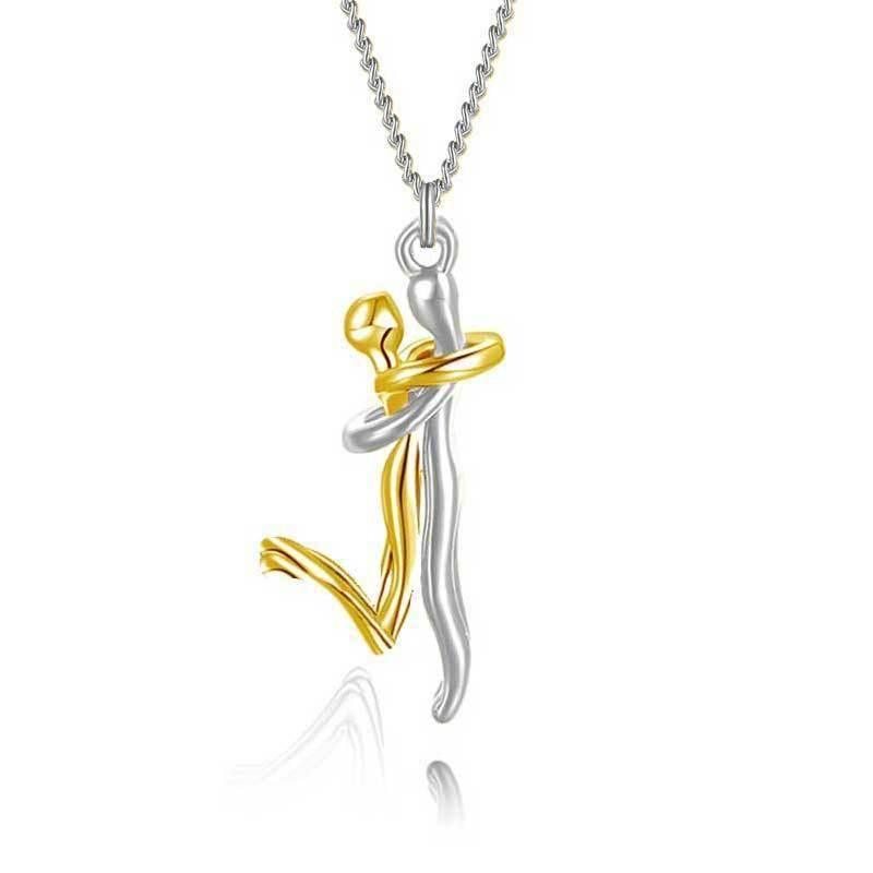 18K Love Hug Necklace – Perfect Couple's Gift - ZA-Zola