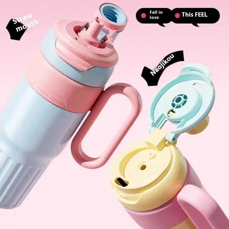 780ml Gradient Thermal Cup with Lid & Straw - ZA-Zola