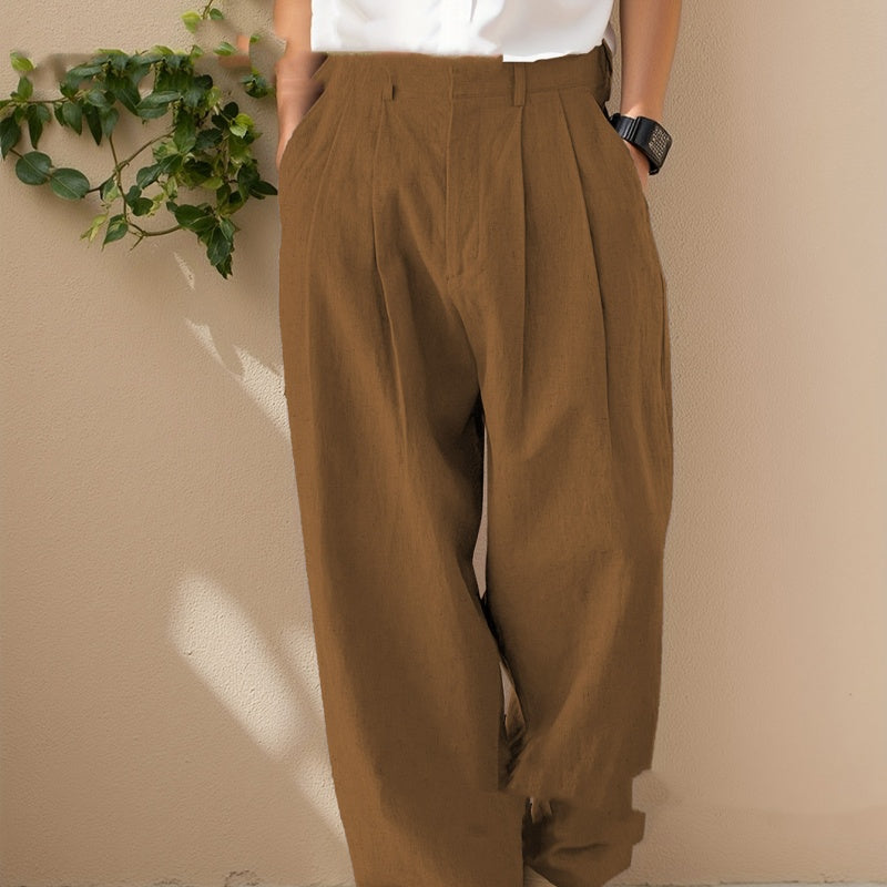 Men's Tailored Dress Pants | Premium Double Pleats