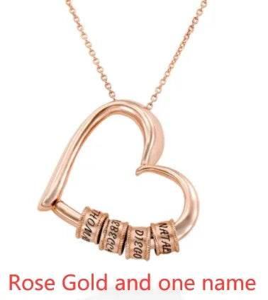 Thanksgiving Heart Love Beaded Necklace – Fashion Must-Have - ZA-Zola
