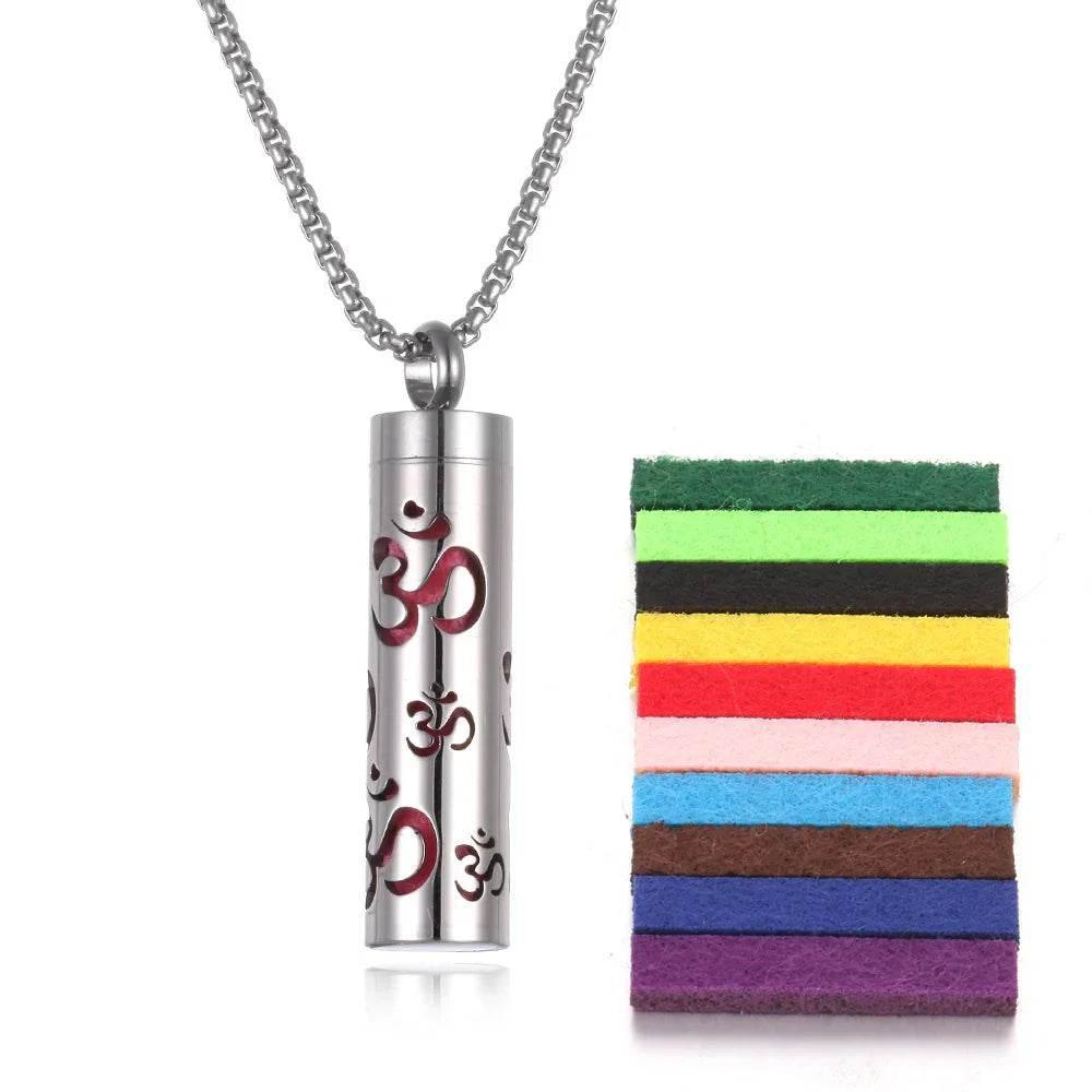 Titanium Aromatherapy Pendant Necklace - ZA-Zola