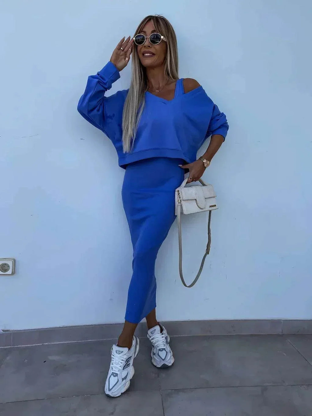 Sweater & Vest Skirt Set – Layered Chic Vibe - ZA-Zola