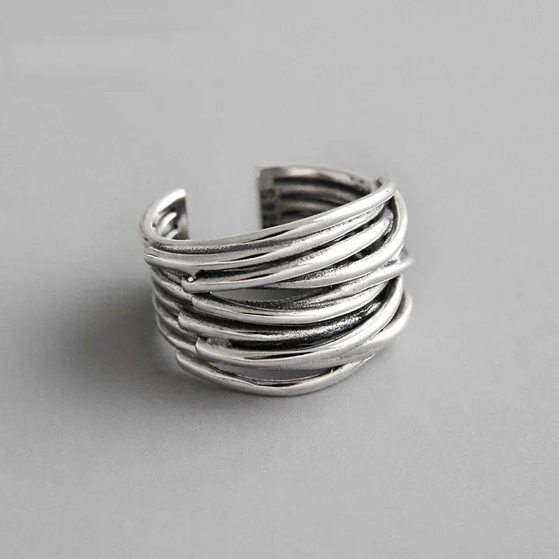 Irregular Convex Wide Face Fashion Ring - ZA-Zola