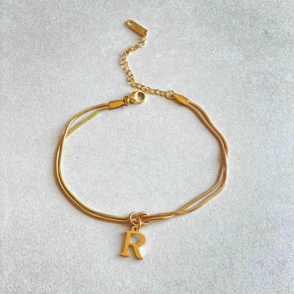 A-Z Love Knot Bracelets | Personalized Jewelry Gift - ZA-Zola