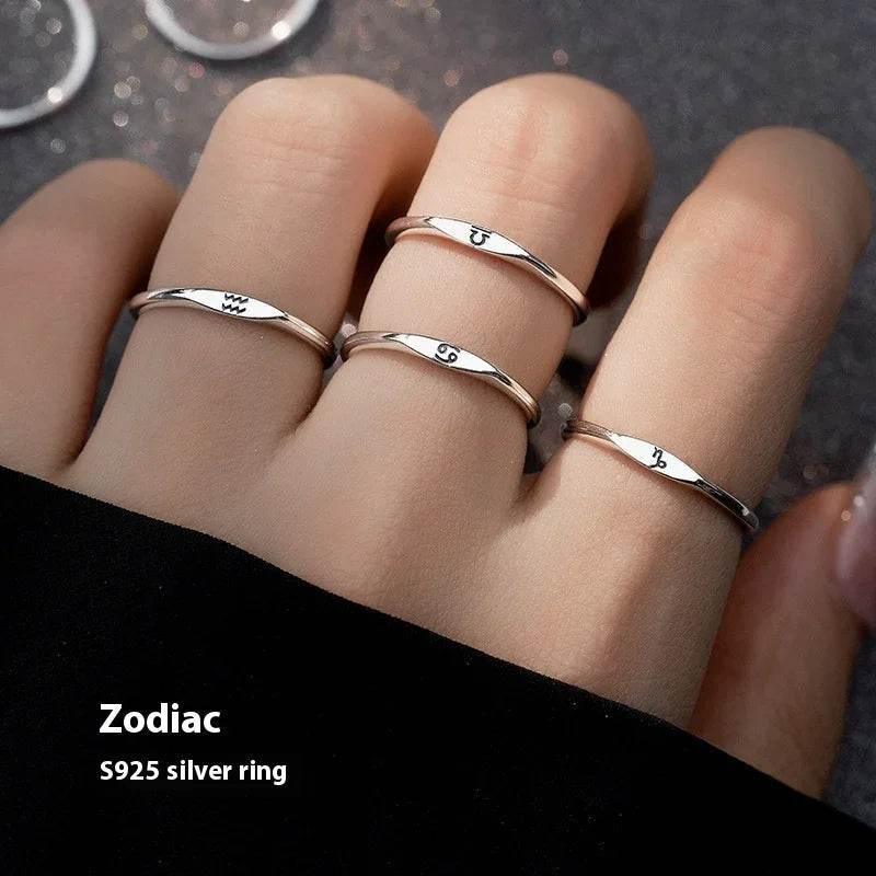 Zodiac Open Ring – 12 Constellation Jewelry - ZA-Zola