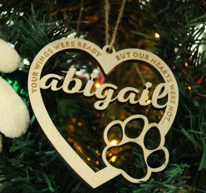 DIY Wooden Pendant - Dog & Cat Paw Decoration - ZA-Zola