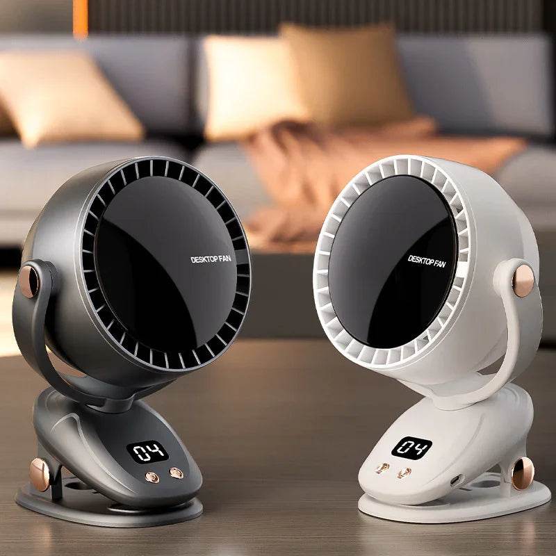Bladeless USB Clip Fan with Oscillation & 6 Speeds - ZA-Zola