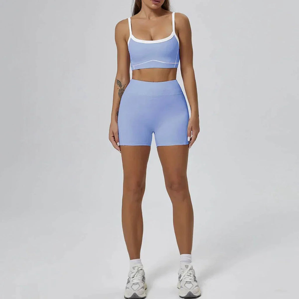 Nude Feel High Elastic Yoga Bra & Pants Set - ZA-Zola
