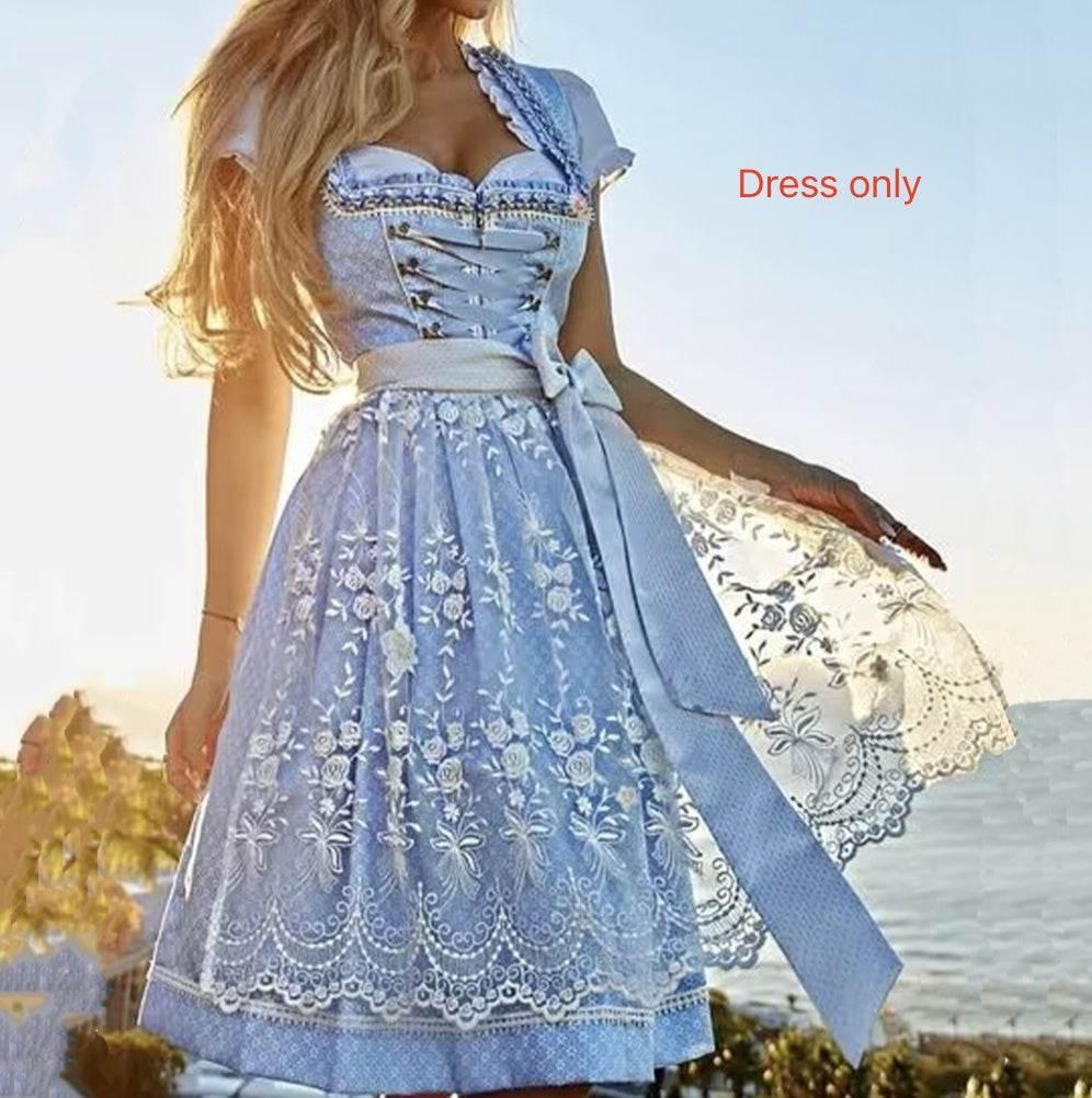 ZA-Zola Halloween Munich Beer Lace-up Dress - ZA-Zola