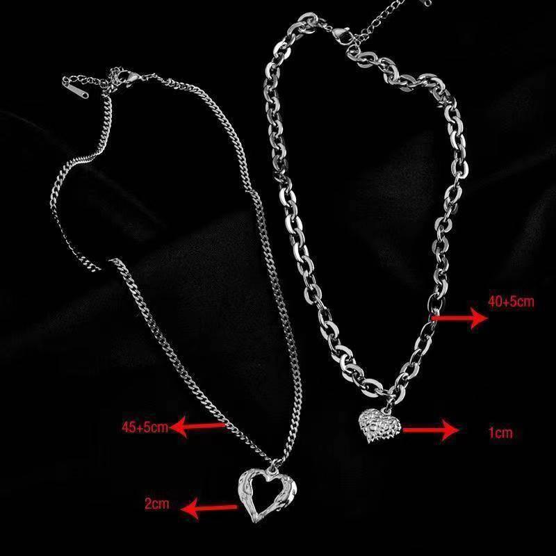 Titanium Steel Angel Wings Love Necklace for Women - ZA-Zola