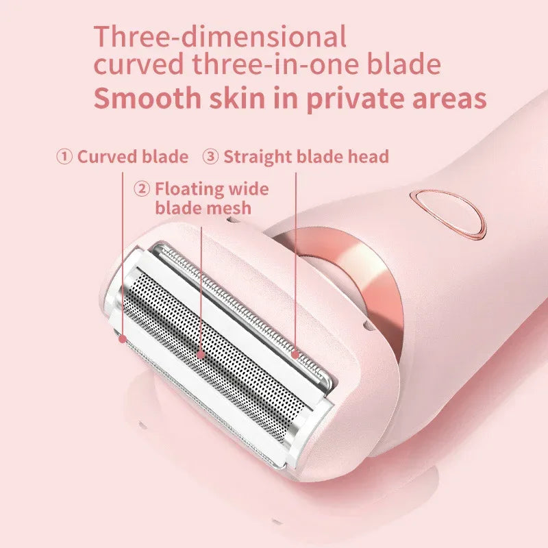 Women Electric Shaver – 2 in 1 USB Rechargeable Hair Remover - ZA-Zola