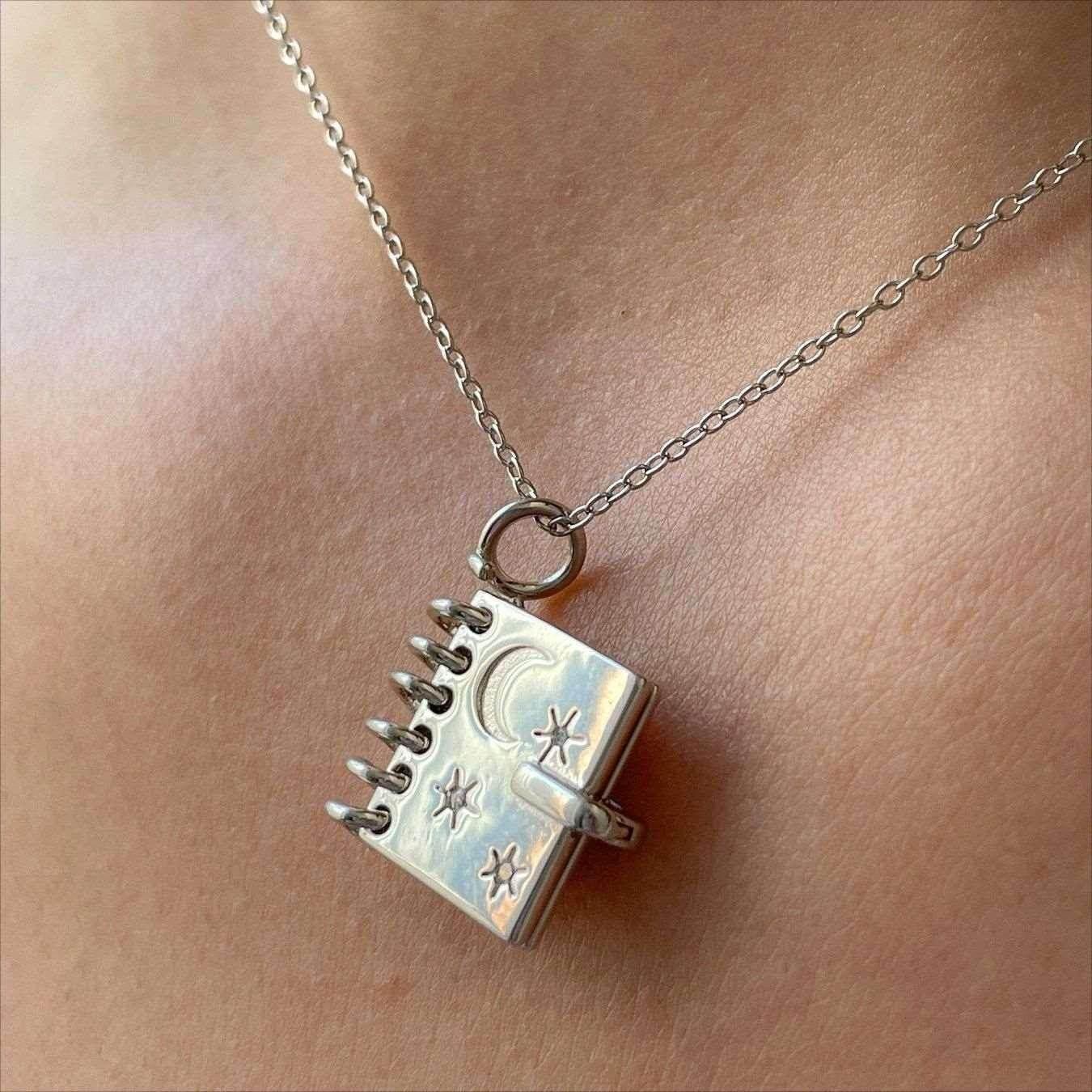 Shop Openable Love Book Necklace – Order Today! - ZA-Zola