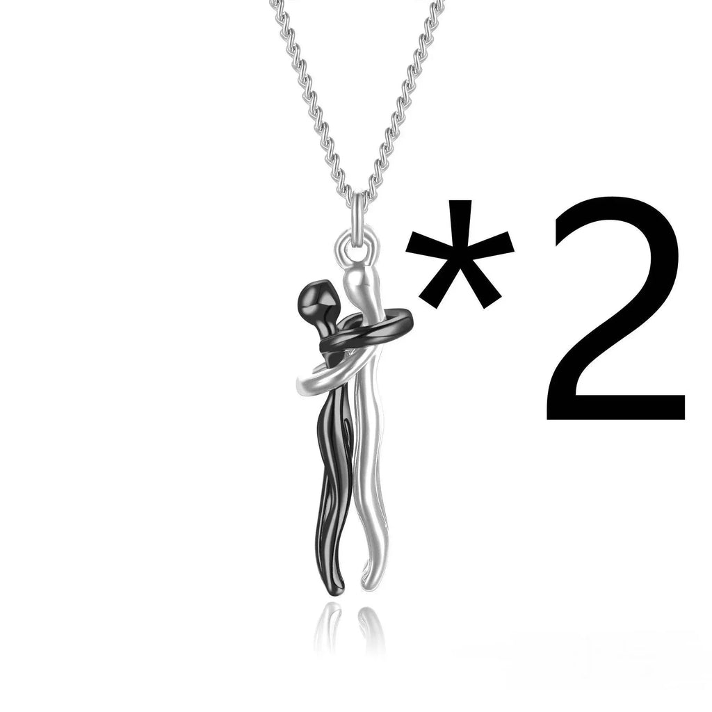 Affectionate Hug Necklace – Perfect Couple's Gift - ZA-Zola