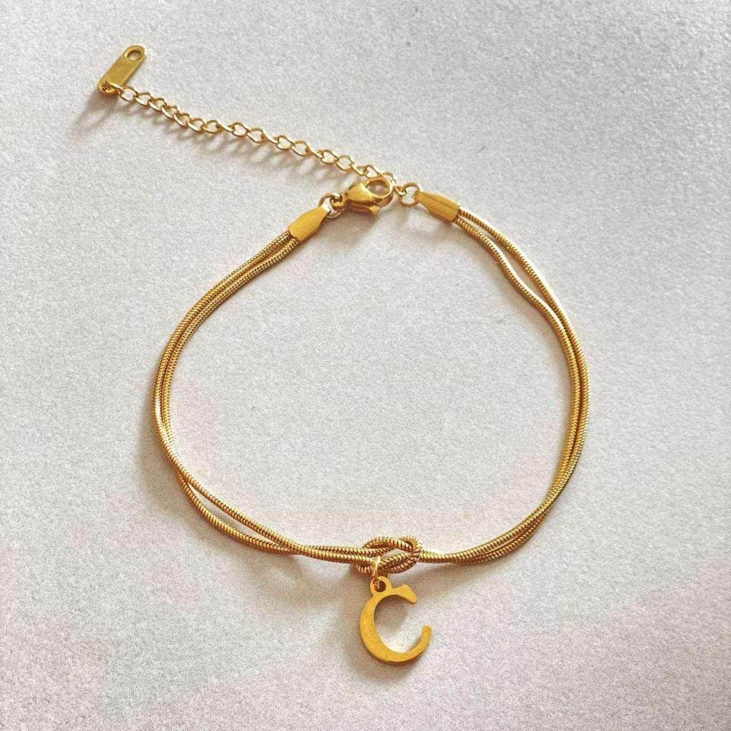 A-Z Love Knot Bracelets | Personalized Jewelry Gift - ZA-Zola