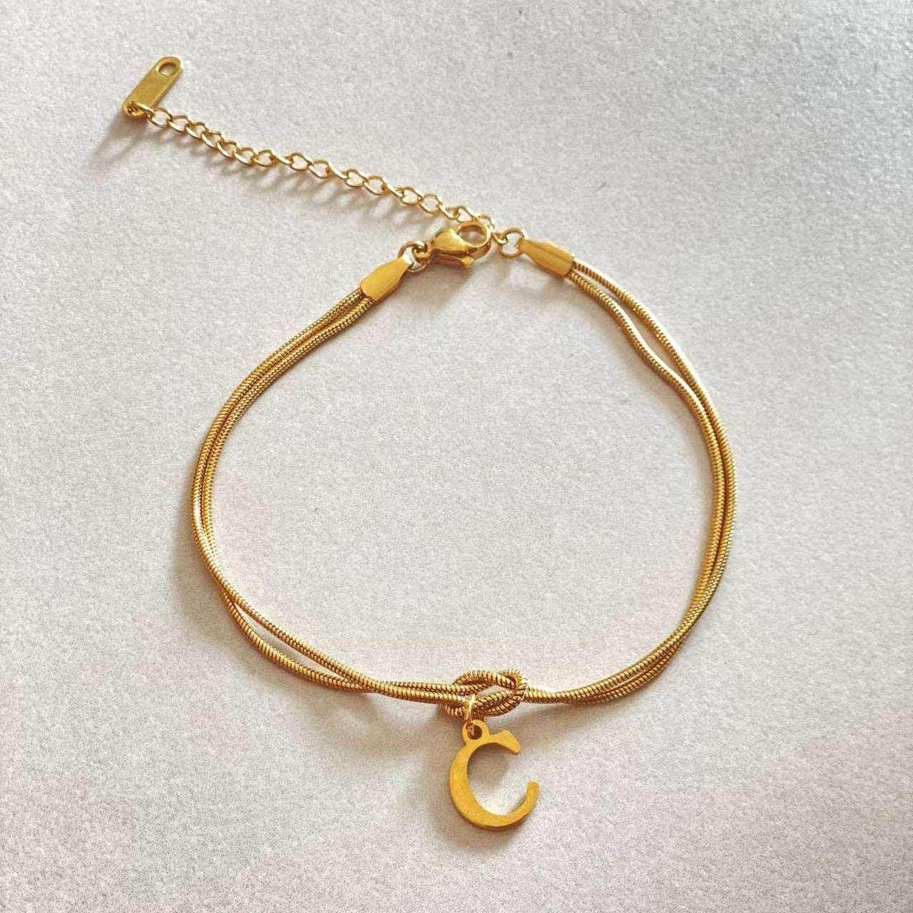 A-Z Love Knot Bracelets | Personalized Jewelry Gift - ZA-Zola