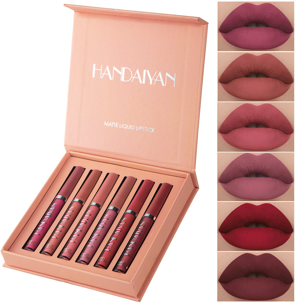 Handaiyan Matte Lip Glaze | Waterproof Mini Liquid Lipstick