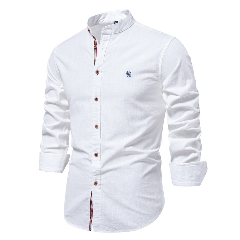 Japanese Style Long Sleeve Summer Shirt | Cotton Linen | Za-Zola