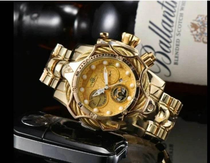 Invicta Large Plate Quartz Watch – Casual Style for Men - ZA-Zola