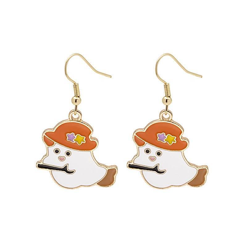 ZA-Zola Halloween Pumpkin Earrings – Cute & Spooky - ZA-Zola