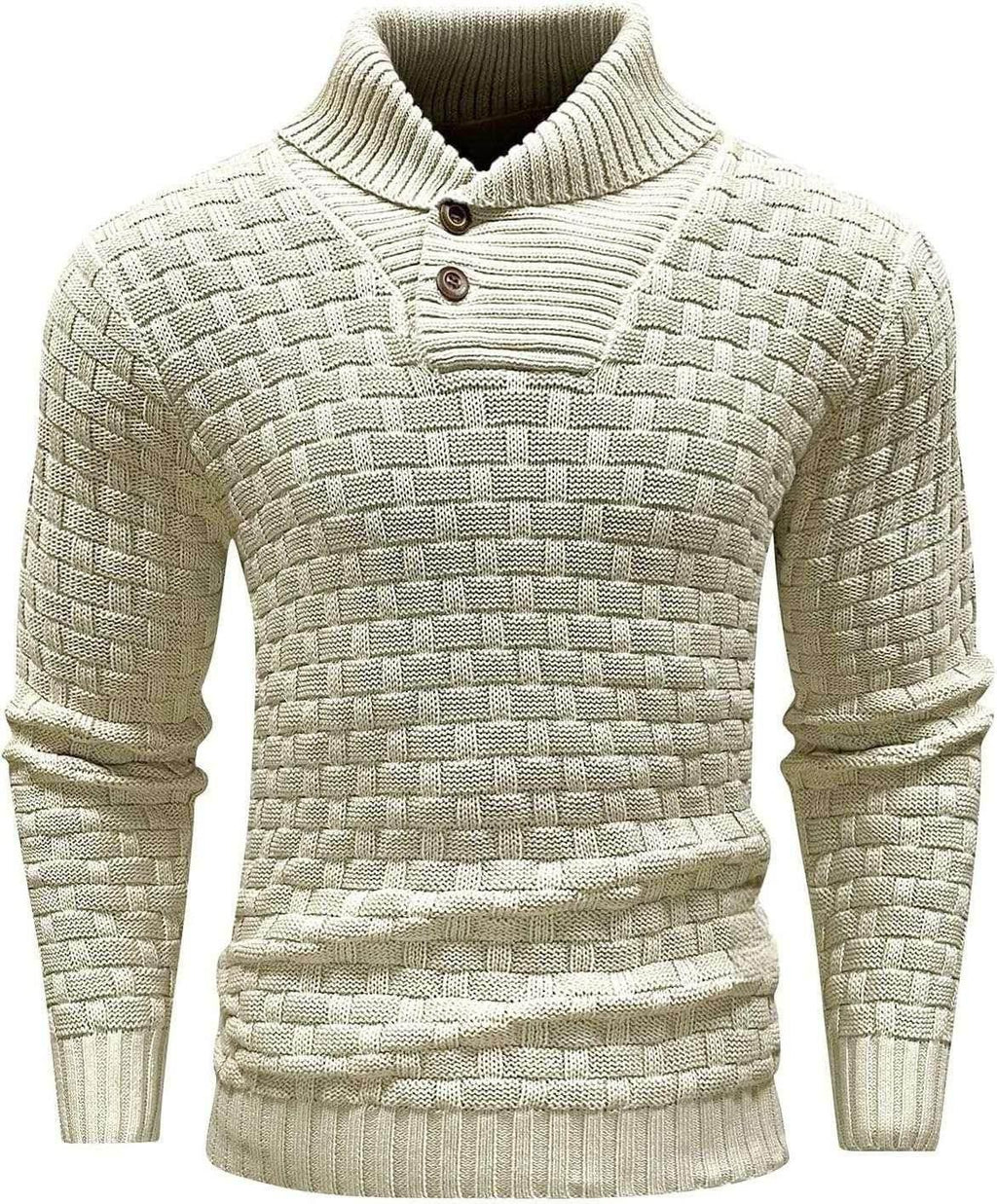 Men's Slim Turtleneck Sweater - Fashion Casual Pullover - ZA-Zola