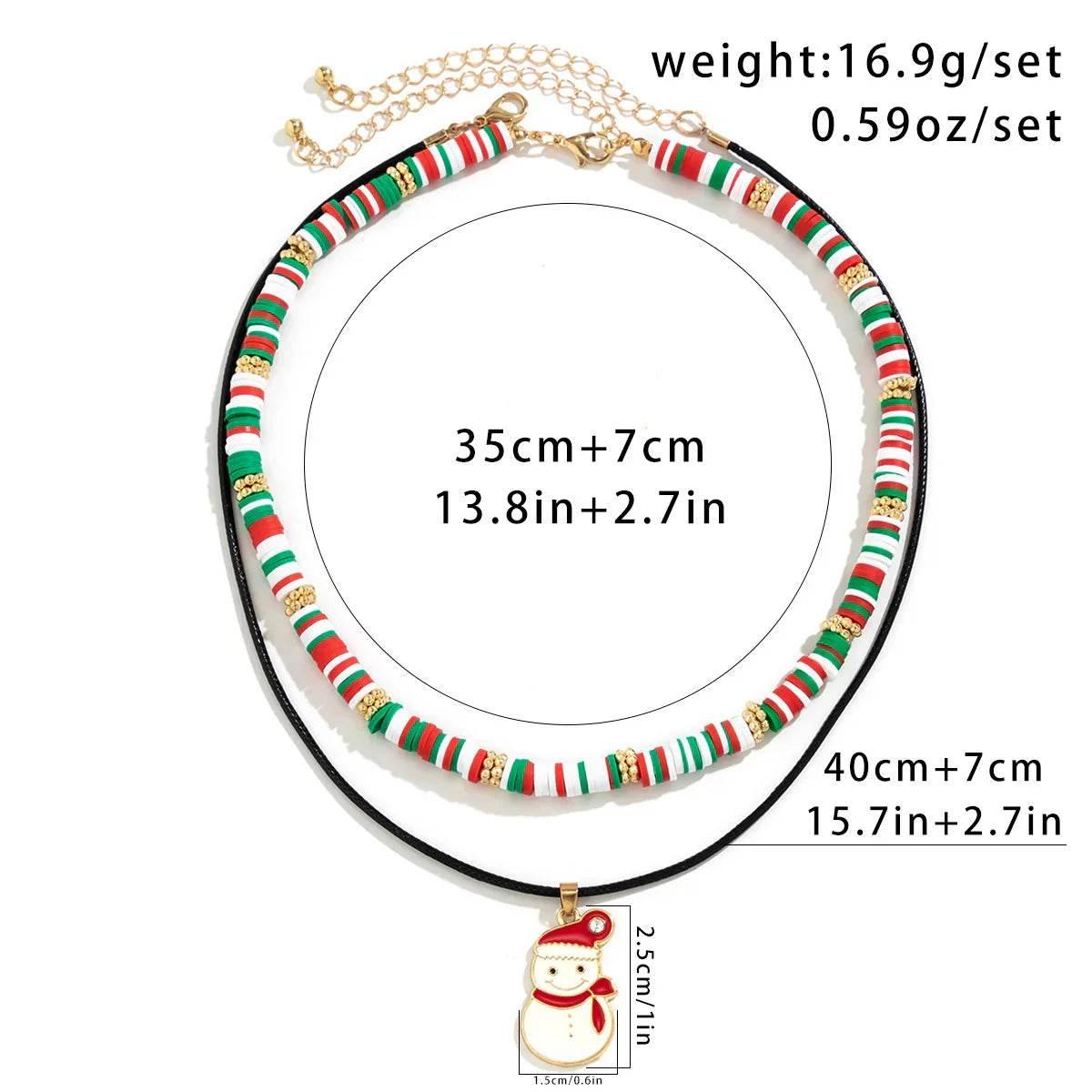 Shop Christmas Snowman Necklace – Festive Crystal Charm - ZA-Zola