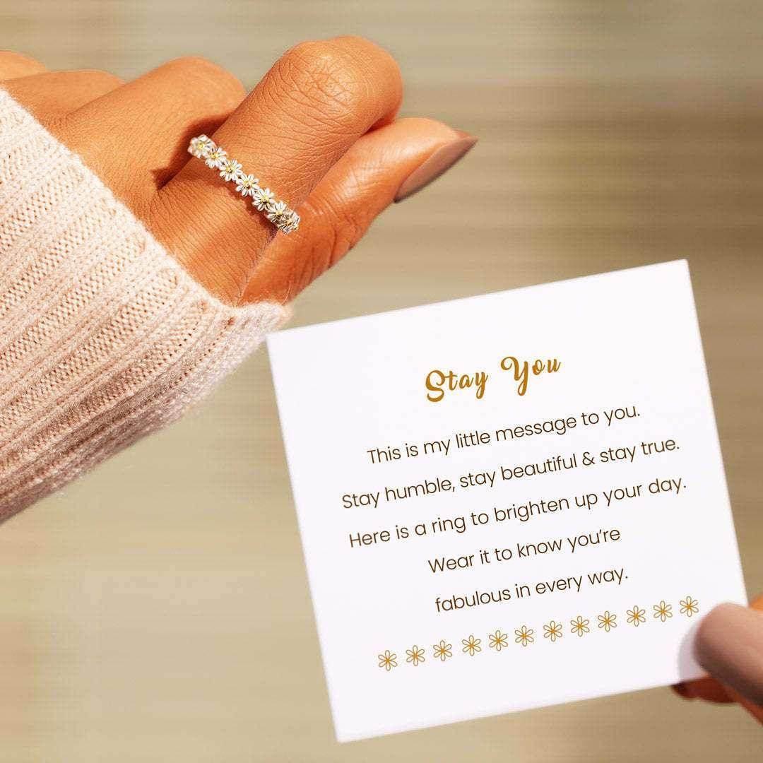 S925 Sterling Silver Daisy Ring for Women - ZA-Zola