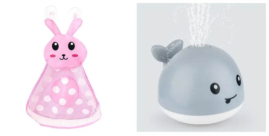 Electric Whale Bath Toy with Light & Water Spray - ZA-Zola