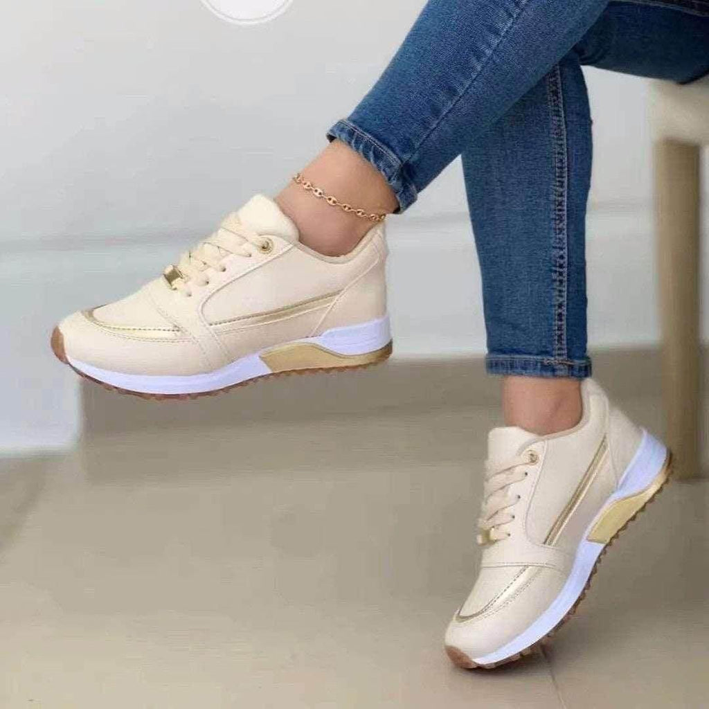 Stylish Women's Lace-up Flats | Comfy & Chic Sneakers - ZA-Zola